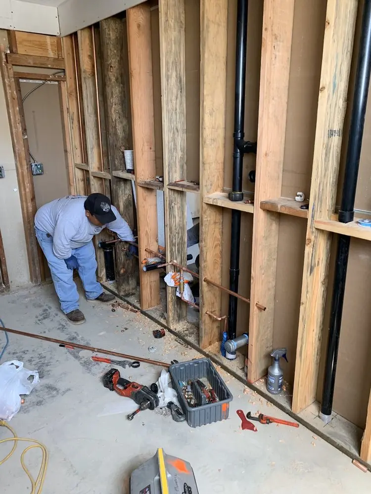 Commercial rough-in plumbing for Water Heater Replacement in Downtown Fort Worth